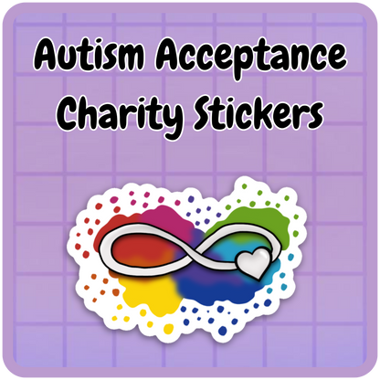 Autism Acceptance Charity Stickers