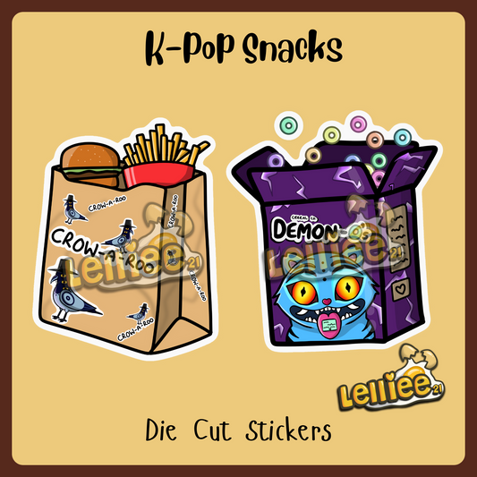 K-Pop Snacks - Misc Stickers