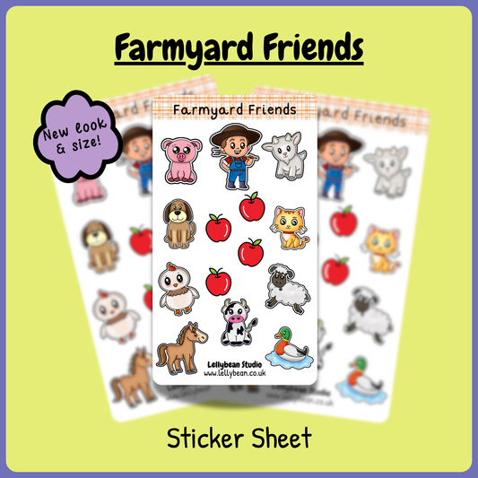Farmyard Friends - Sticker Sheet