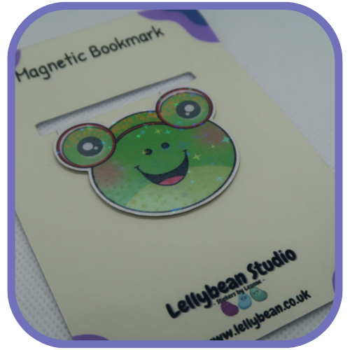 Magnetic Bookmark - Flip The Reading Frog