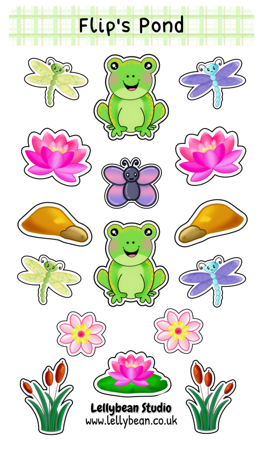 Flip's Pond - Sticker Sheet