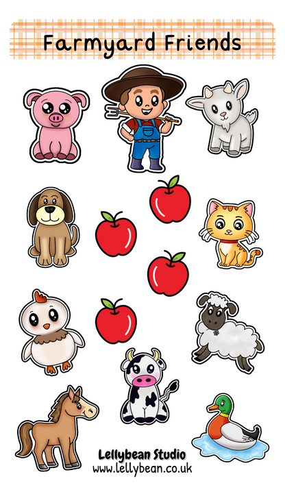 Farmyard Friends - Sticker Sheet