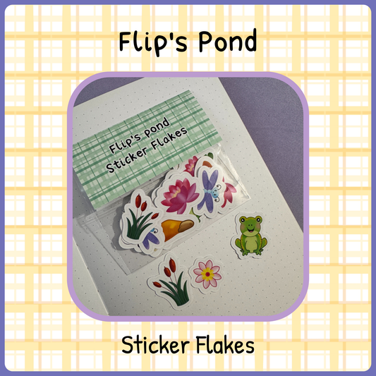 Sticker Flakes - Flip's Pond