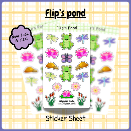 Flip's Pond - Sticker Sheet