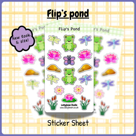 Flip's Pond - Sticker Sheet