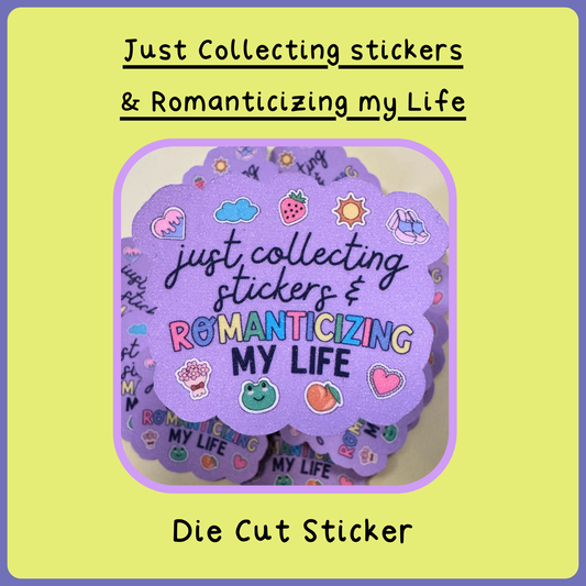 Collecting Stickers - Die Cut Sticker