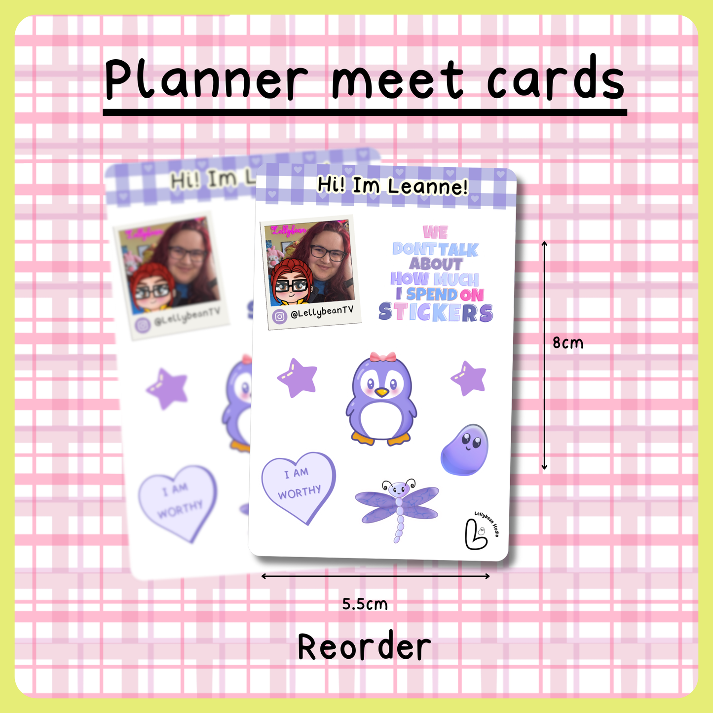 Planner Meet Up Cards - REORDER
