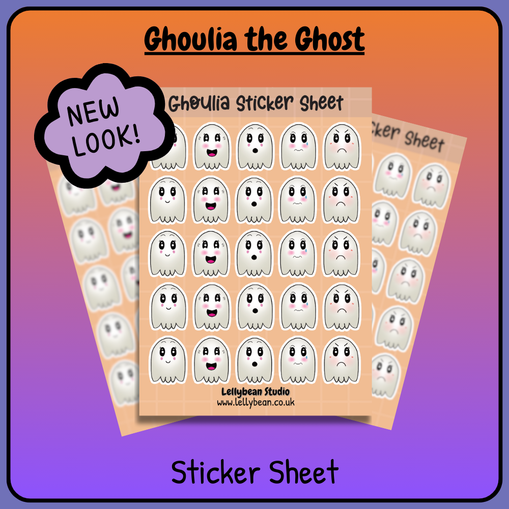 Ghoulia the Ghost - Sticker Sheets