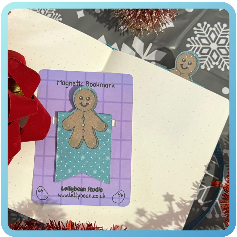 Magnetic Bookmark - Gingerbread Person