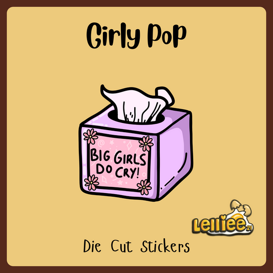 Girlie Pop - Die Cut Stickers