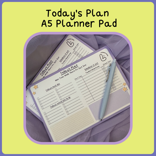 Today's Plan - A5 Planner Pad