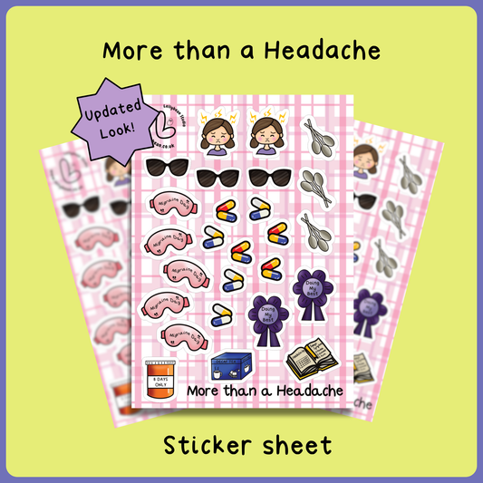 It's more than just a headache - Sticker Sheet