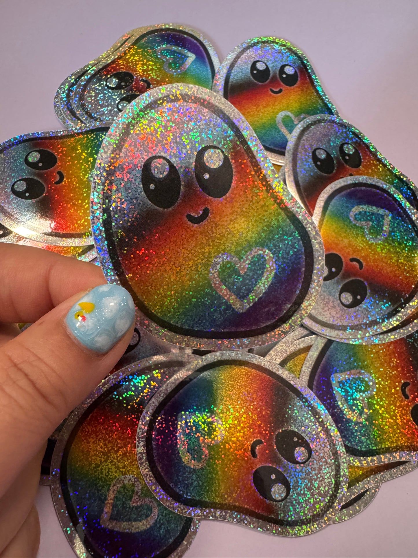 Lellybean Characters (Pride edition) - Die Cut Stickers