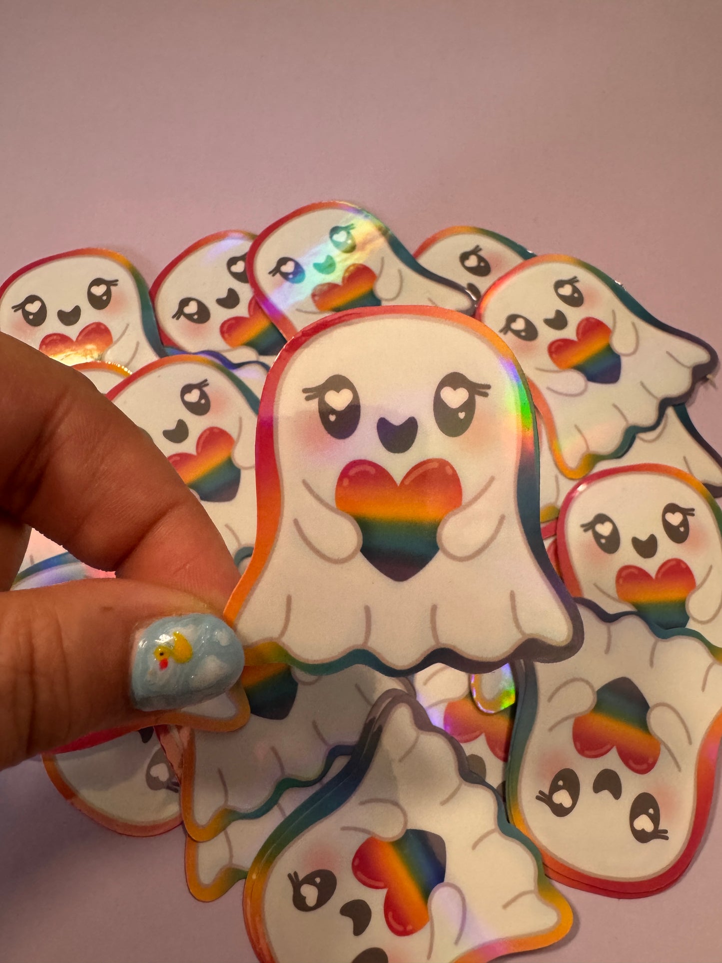 Lellybean Characters (Pride edition) - Die Cut Stickers