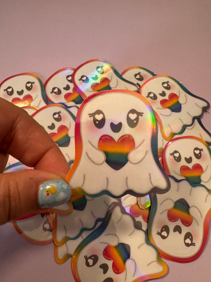 Lellybean Characters (Pride edition) - Die Cut Stickers