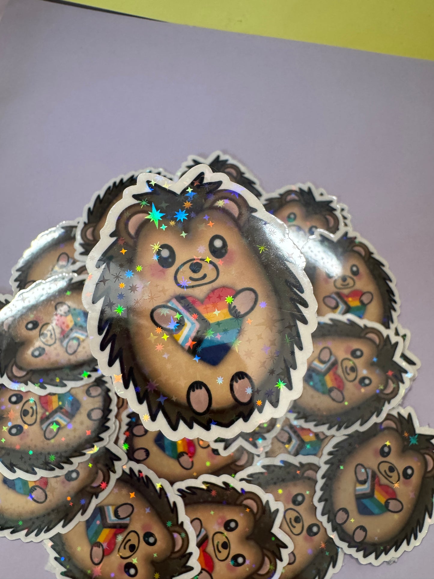 Lellybean Characters (Pride edition) - Die Cut Stickers
