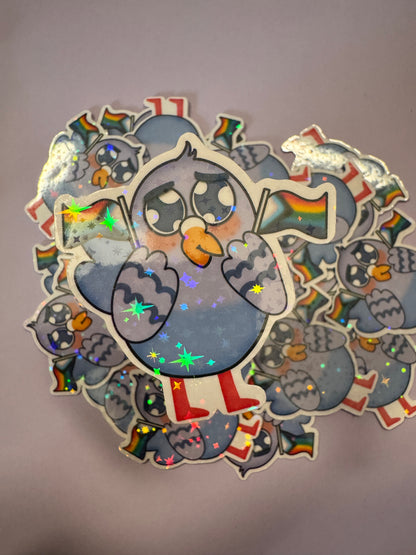 Lellybean Characters (Pride edition) - Die Cut Stickers