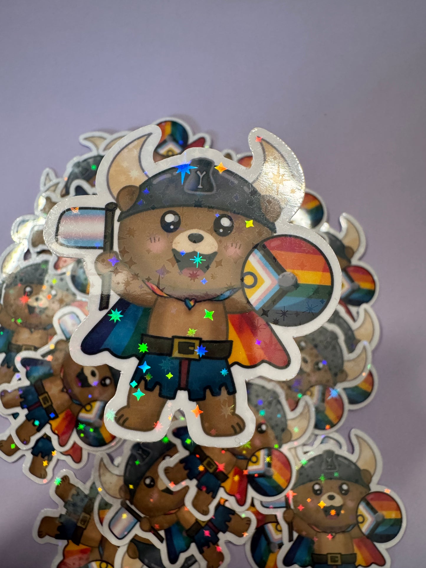 Lellybean Characters (Pride edition) - Die Cut Stickers