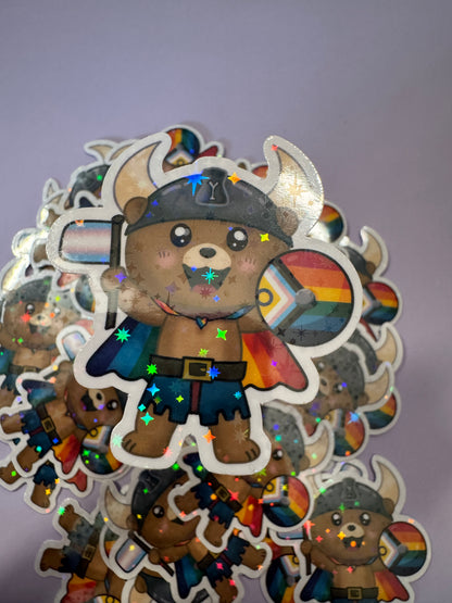 Lellybean Characters (Pride edition) - Die Cut Stickers