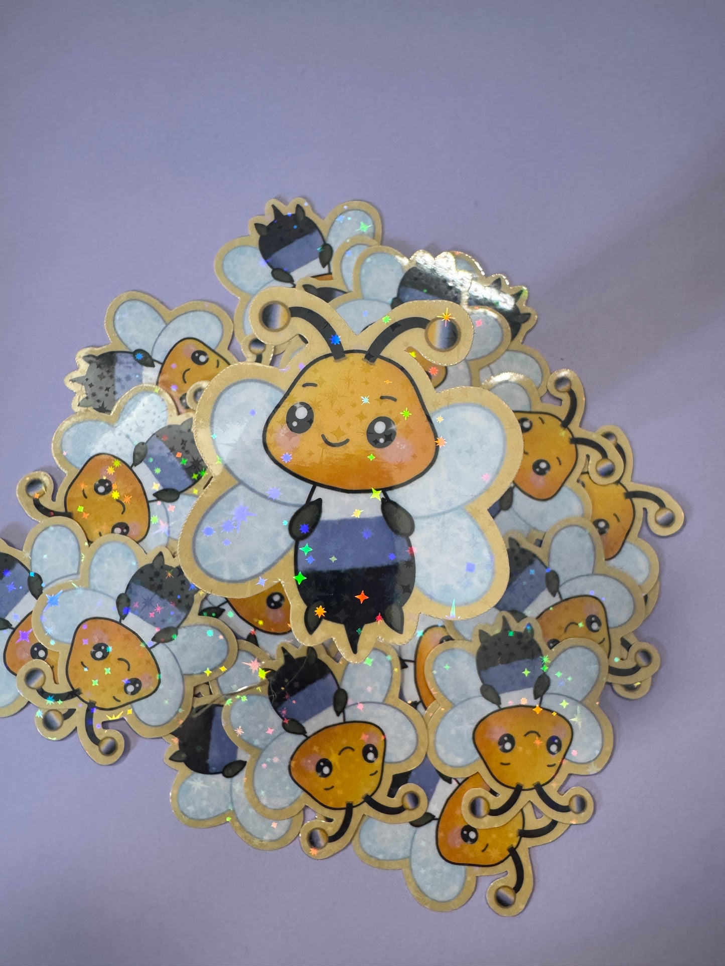 Lellybean Characters (Pride edition) - Die Cut Stickers