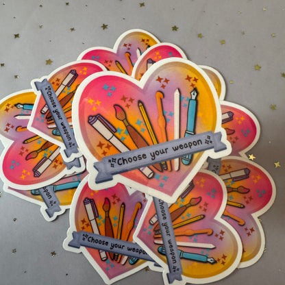 Friendships and Selfcare - Die Cut Stickers