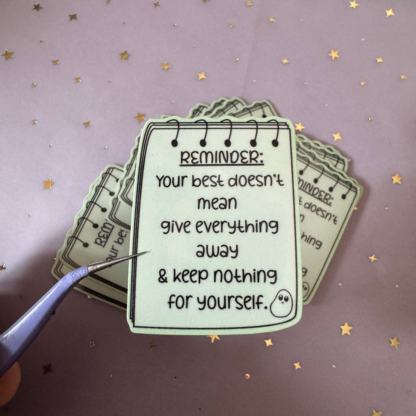 Friendships and Selfcare - Die Cut Stickers