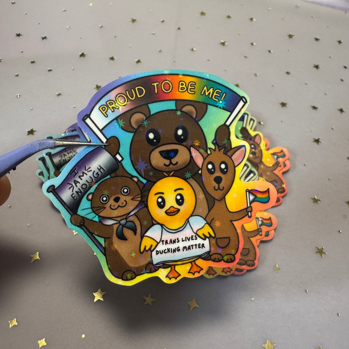 Friendships and Selfcare - Die Cut Stickers