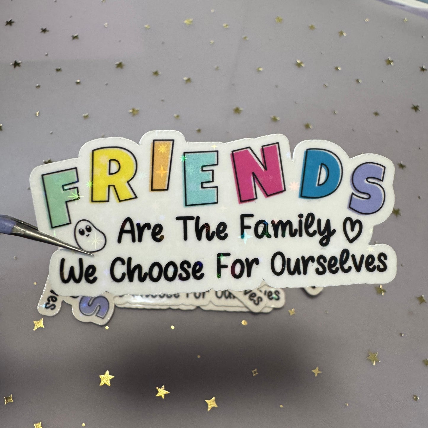 Friendships and Selfcare - Die Cut Stickers