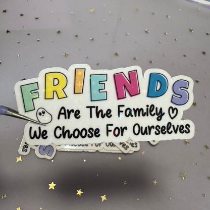 Friendships and Selfcare - Die Cut Stickers