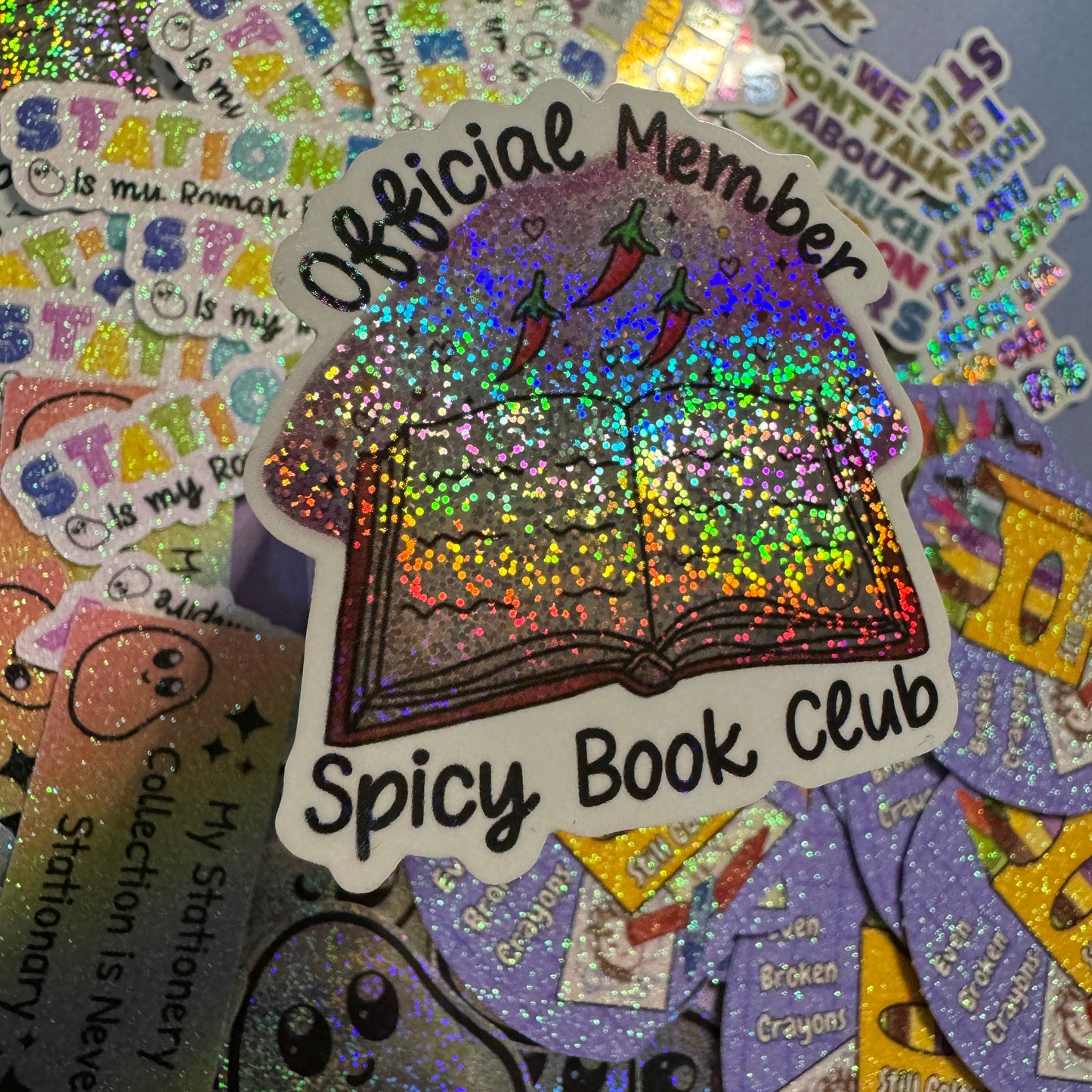 Glitter Effect - Die Cut Stickers