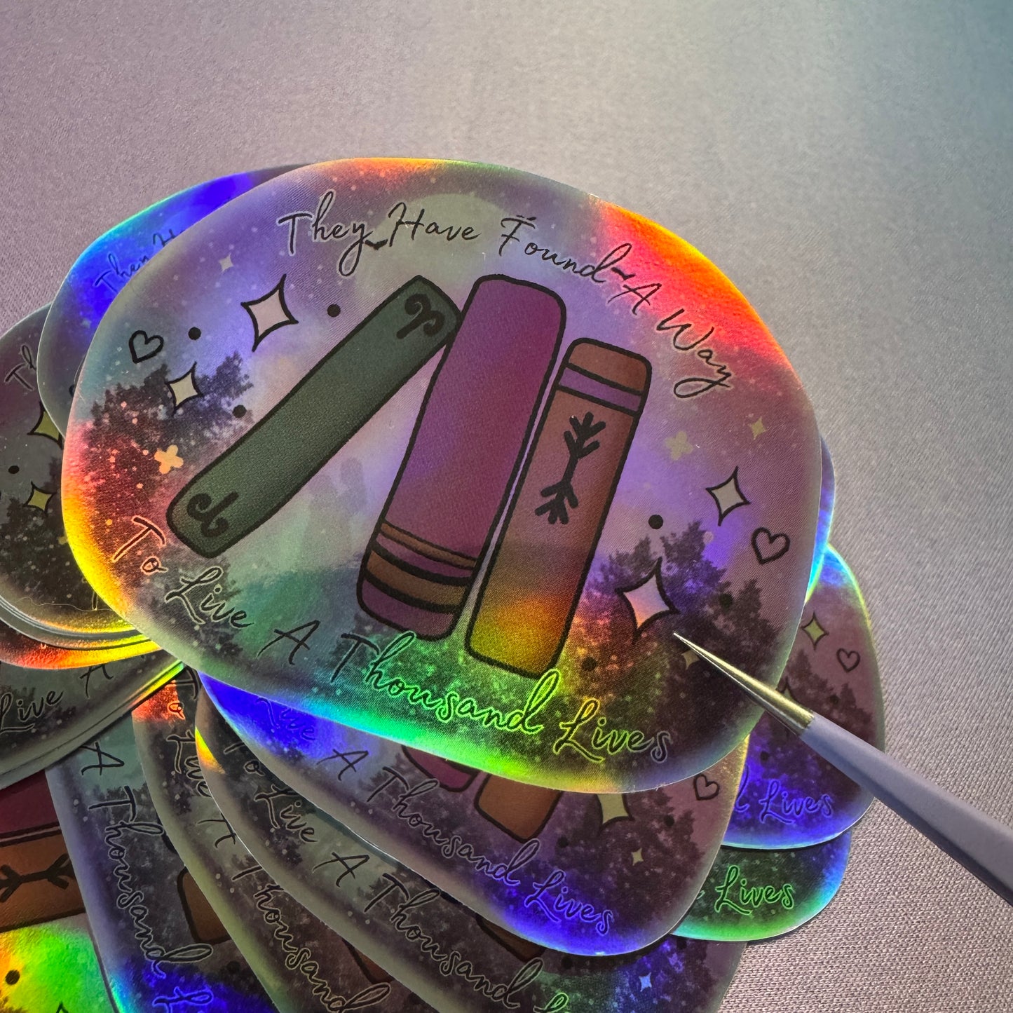 Holographic - Die Cut Stickers