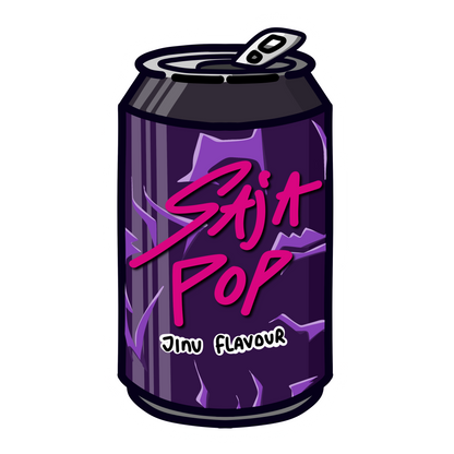 K-Pop Snacks - Soda Can Stickers