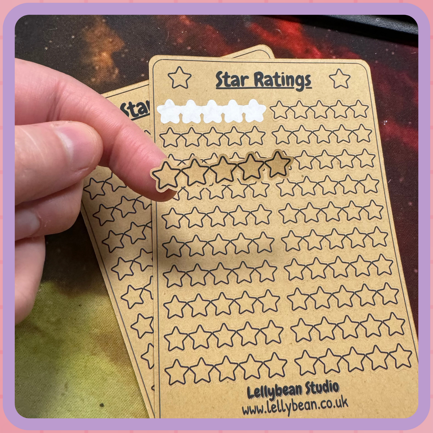 Lellybean Journal Essentials - Star Ratings