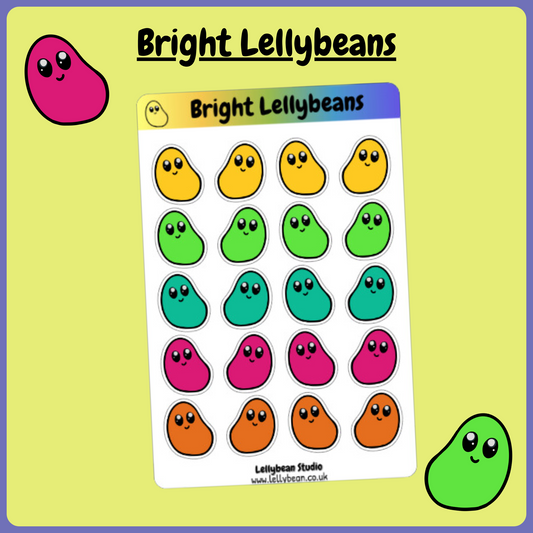 Bright Lellybeans - Sticker Sheet
