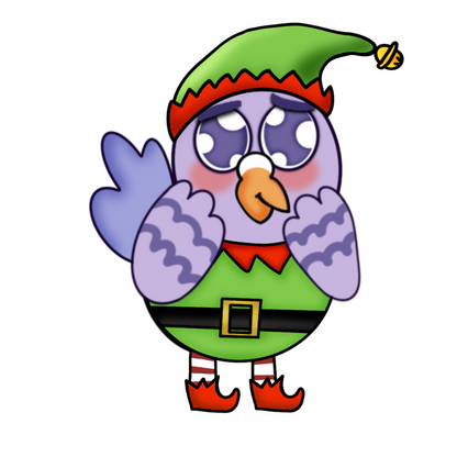 Lellybean Festive Characters- Die cut Stickers