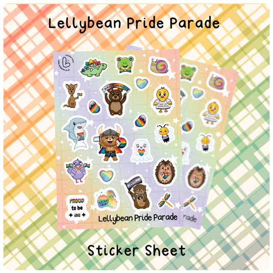 Lellybean Pride Parade - Sticker Sheet