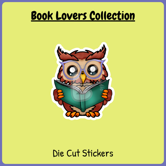 Book Lovers Collection - Die Cut Stickers