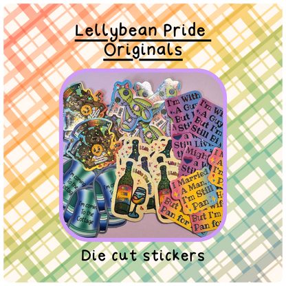 Lellybean Pride Originals  - Die Cut Stickers