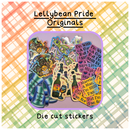 Lellybean Pride Originals  - Die Cut Stickers