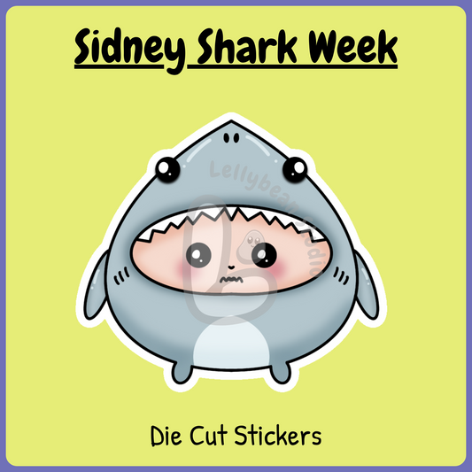 Sidney Shark Week - Die Cut Stickers