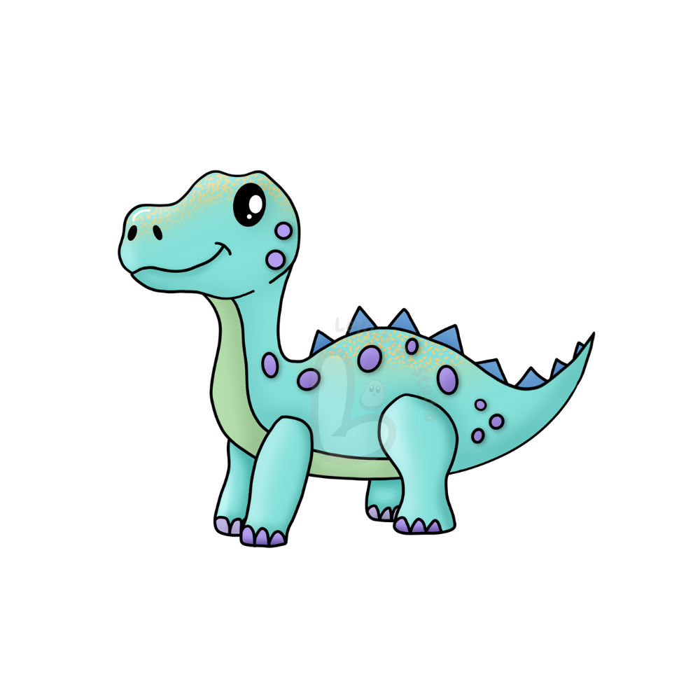 Cute Pastel Dinos - Die Cut Stickers