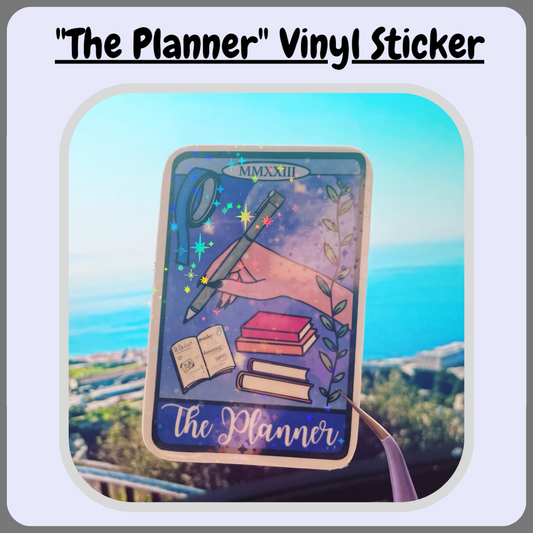 "The Planner" Die Cut Sticker