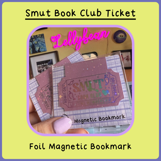 Foil Magnetic Bookmark - Smut Book Club