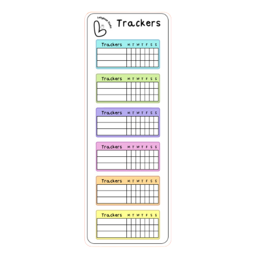 Lellybean Journal Essentials - Half Sheet Trackers