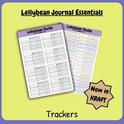 Lellybean Journal Essentials - Trackers