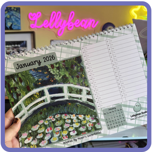 2026 Artwork Wall Calendar