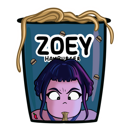 K-Pop Snacks - Noodle Box Stickers