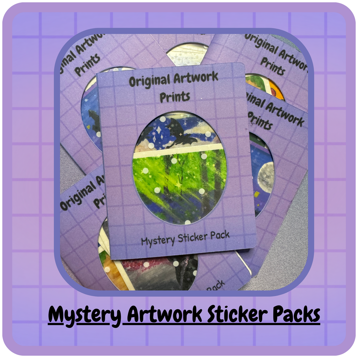 Original Artwork Prints - Mystery Sticker Pack