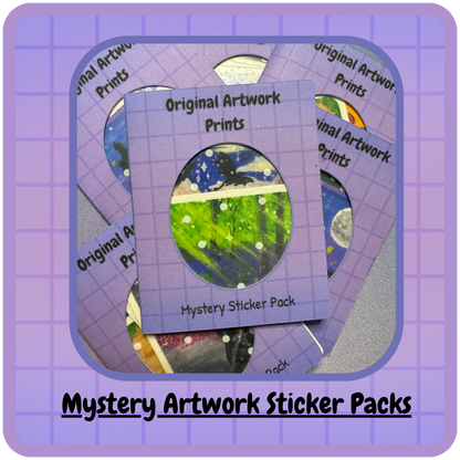 Original Artwork Prints - Mystery Sticker Pack