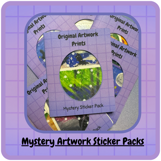 Original Artwork Prints - Mystery Sticker Pack